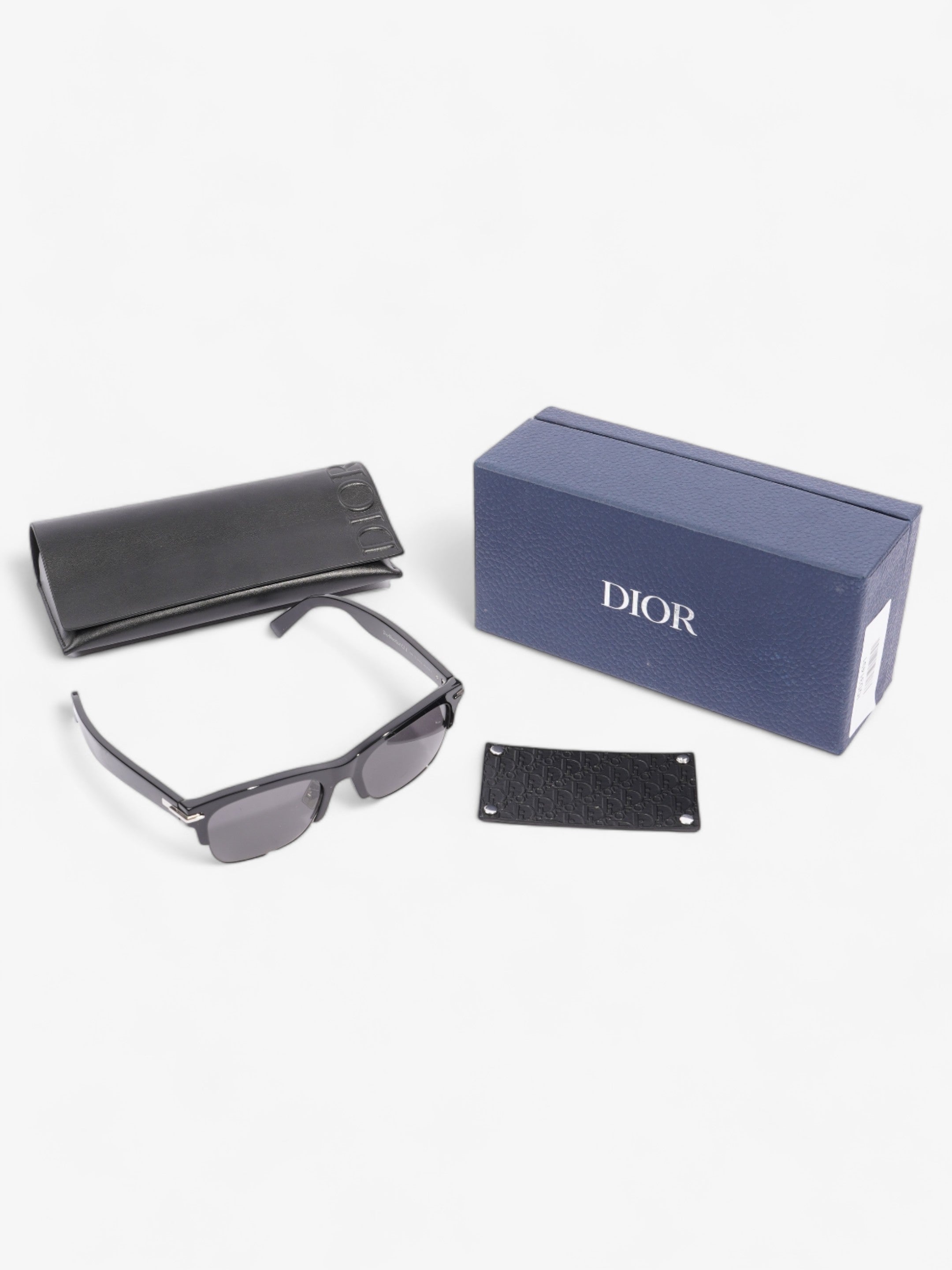 Christian Dior DiorBlackSuit C1U Black / Silver Acetate 145mm