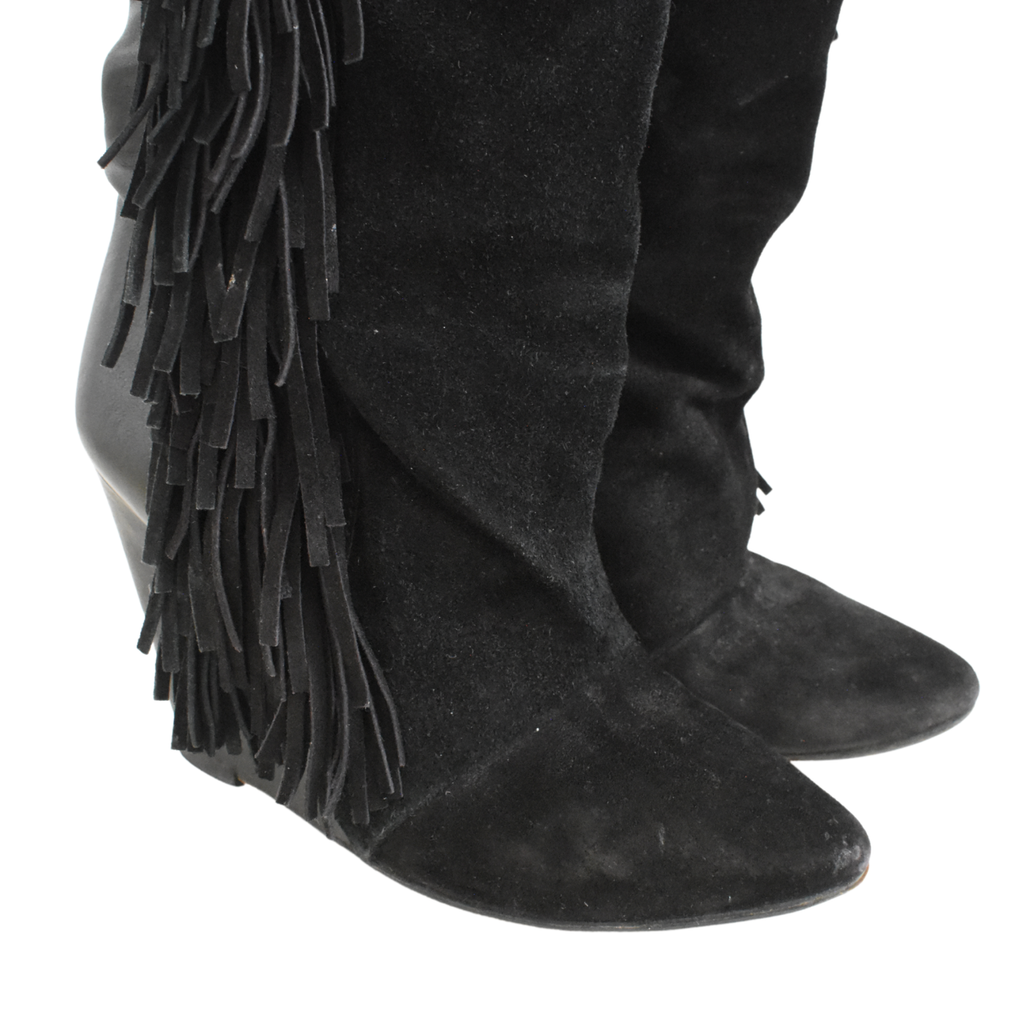 Isabel Marant 'Manly' Fringe Boots - Women's 41