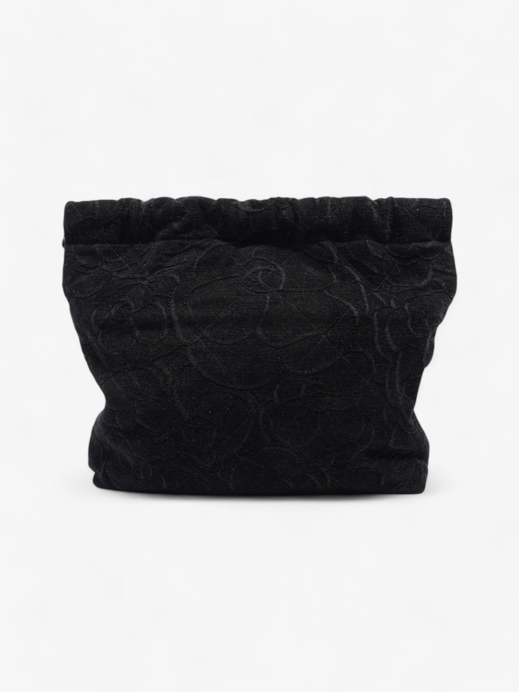 Chanel 22 Chain Black Denim Medium