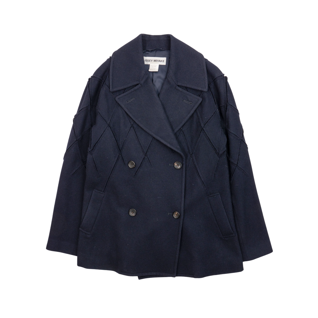 Issey Miyake Double-Breasted Coat - Women's 3