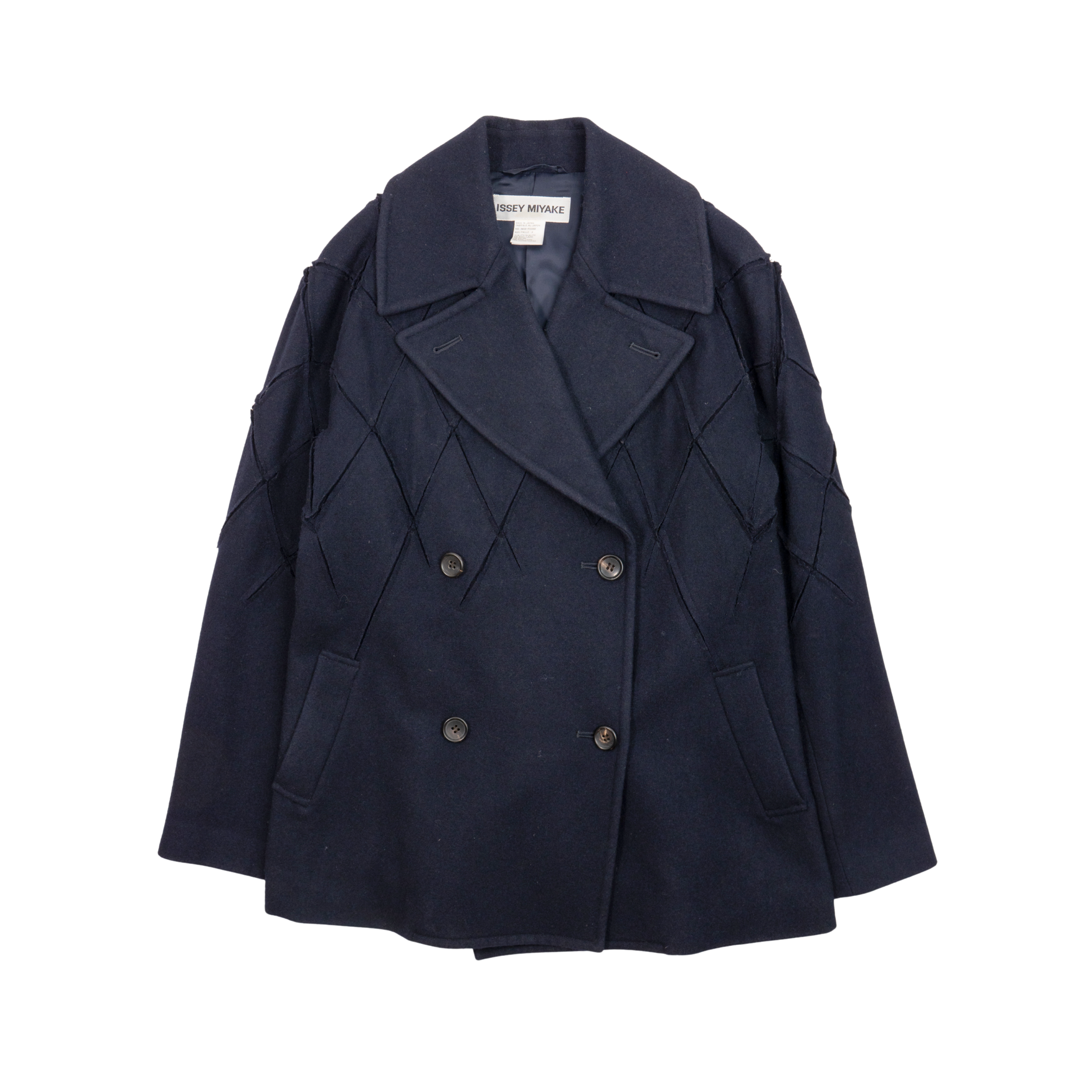 Issey Miyake Double-Breasted Coat - Women's 3