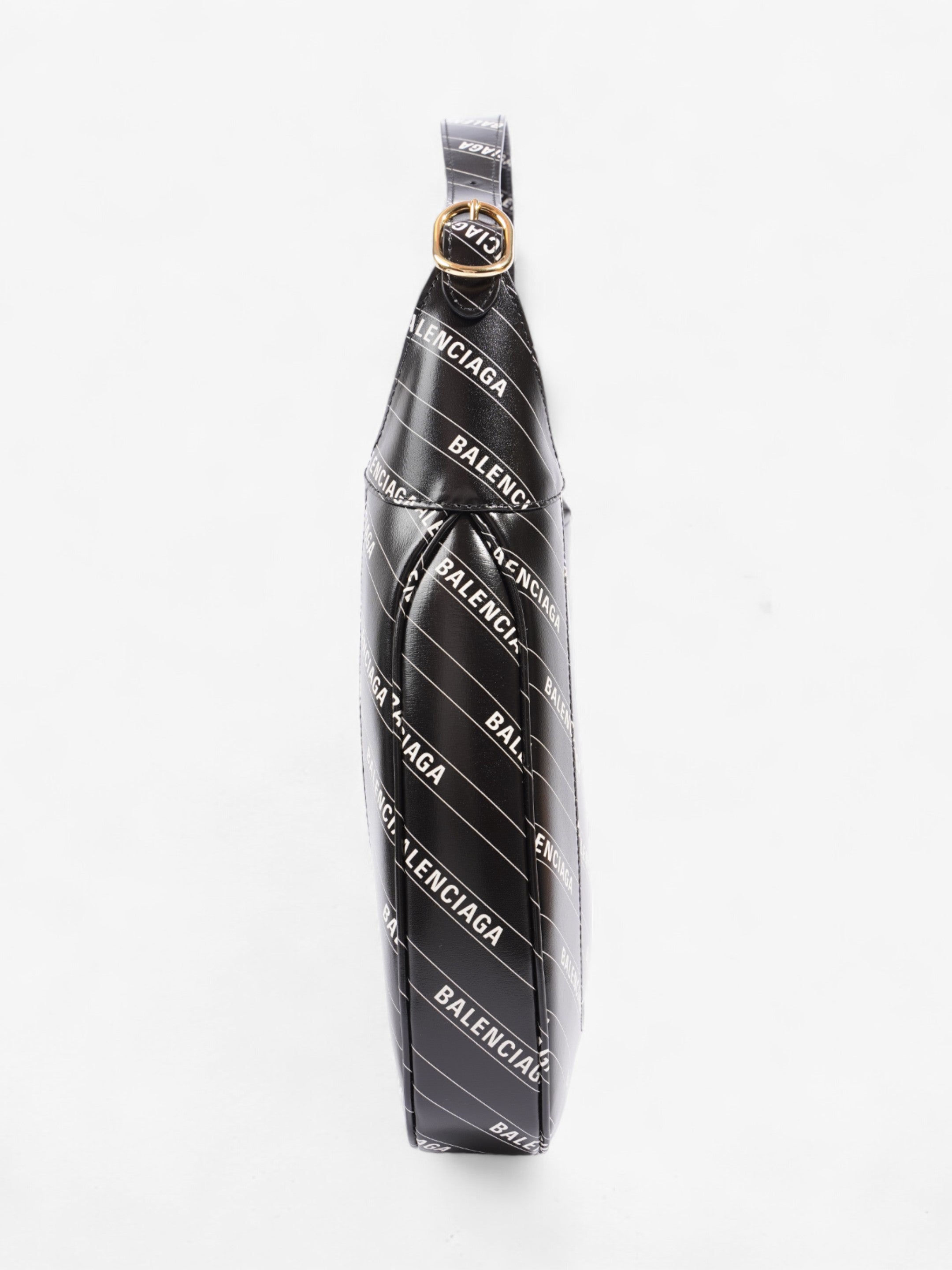 Gucci Gucci x Balenciaga Jackie Black / White Leather Medium