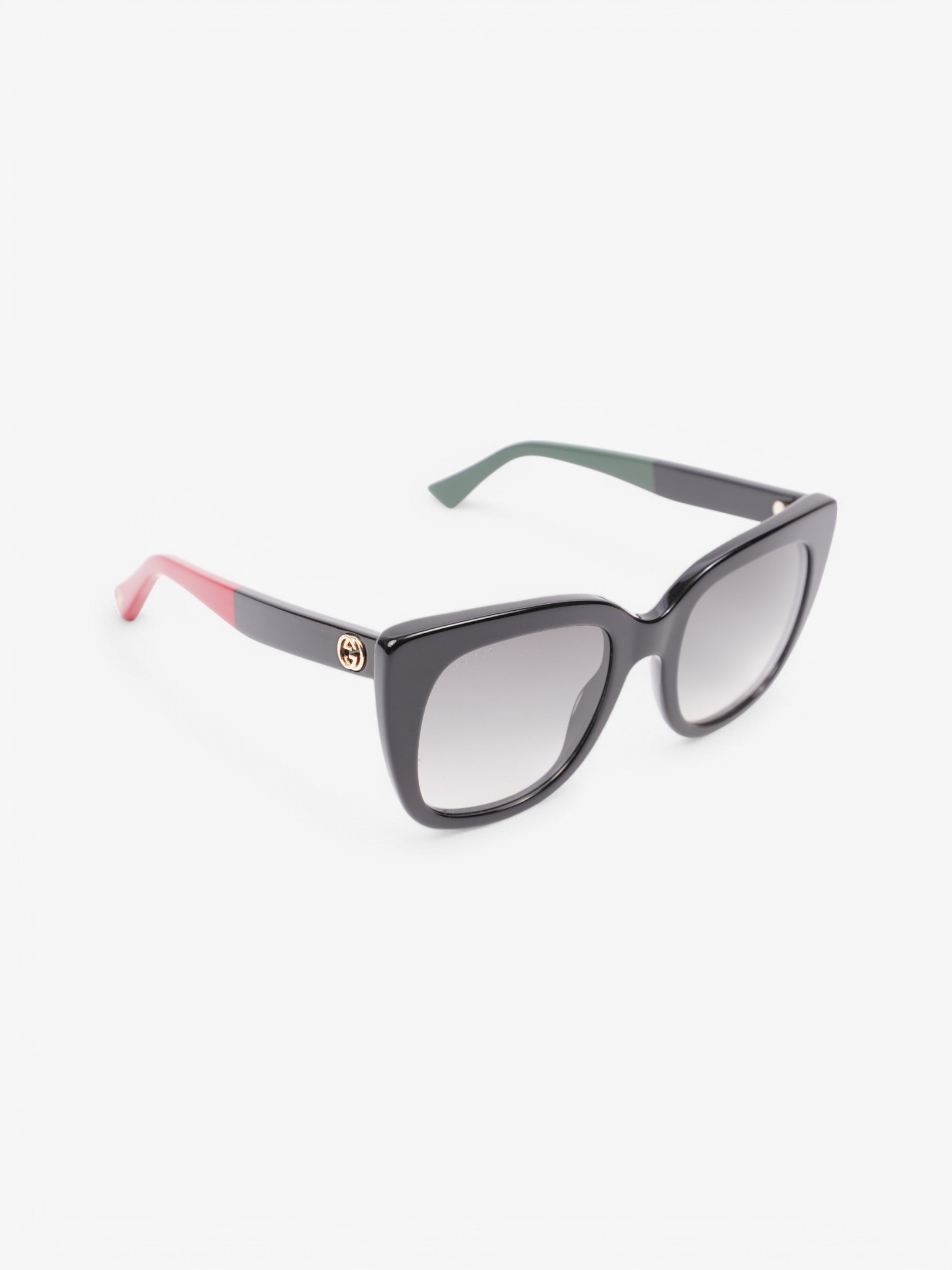 Gucci GG Bee Sunglasses Black / Red / Green Plastic