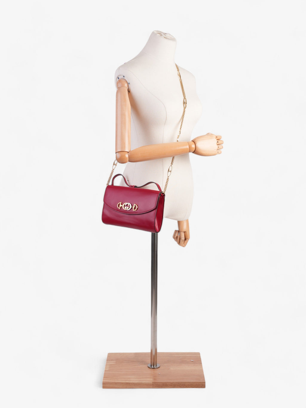Gucci Zumi Red Leather Small