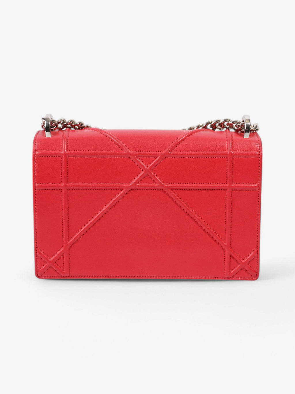 Christian Dior Diorama Red Calfskin Leather Medium