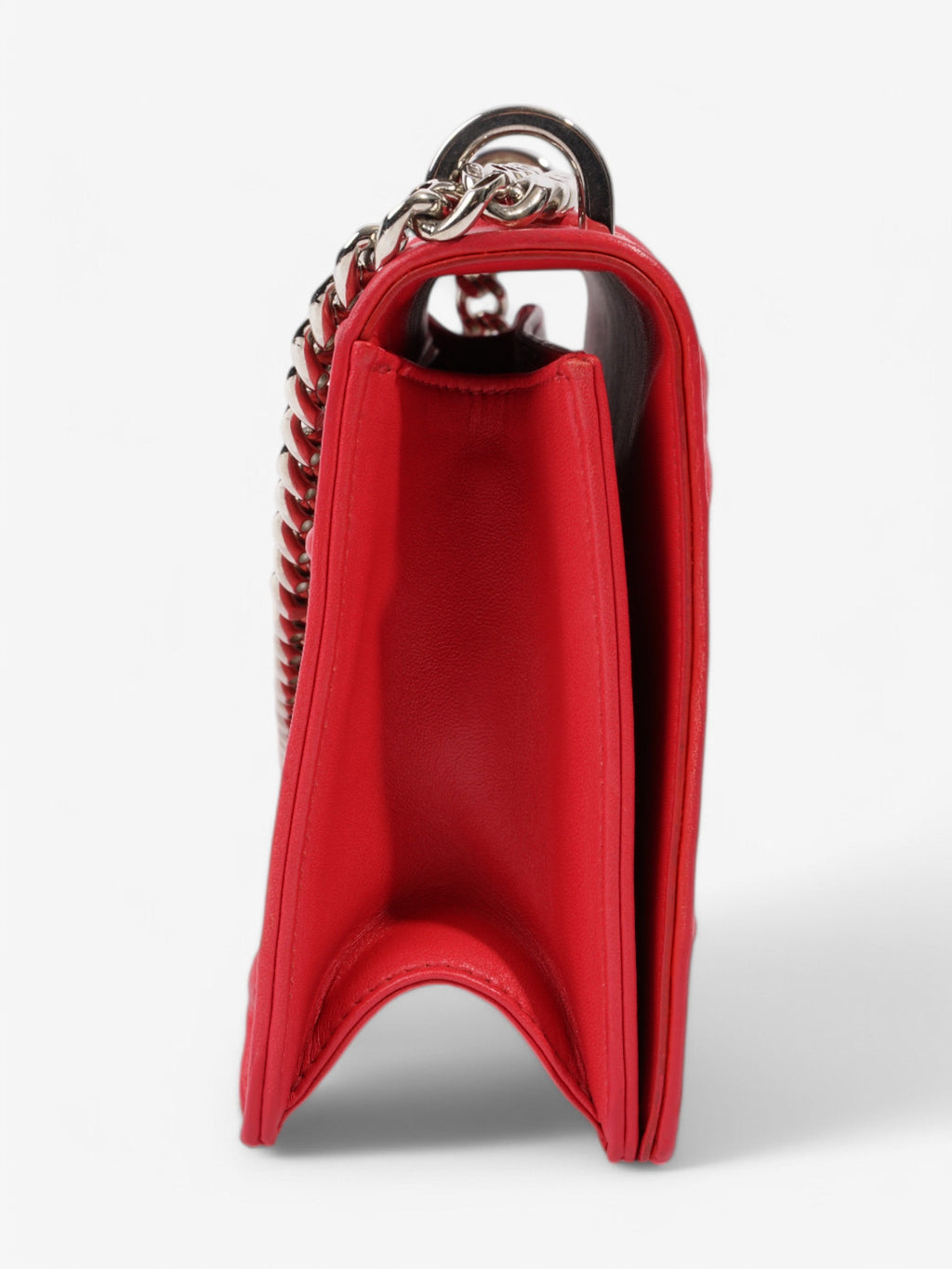 Christian Dior Diorama Red Calfskin Leather Medium