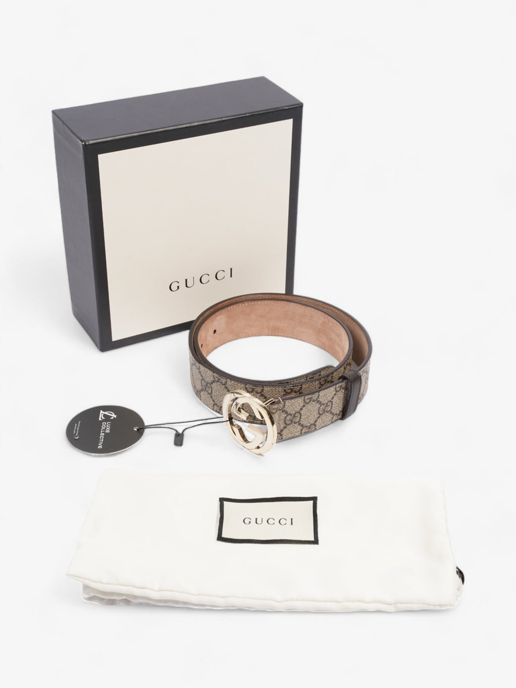 Gucci Interlocking G Belt GG Supreme Canvas 80cm / 32"