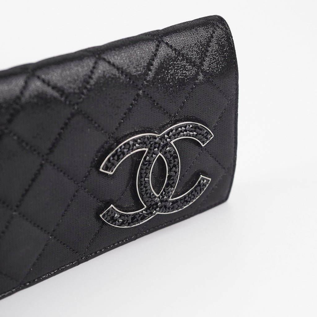 Chanel Fabric Crystal CC Clutch
