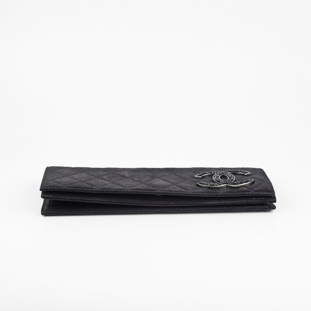 Chanel Fabric Crystal CC Clutch
