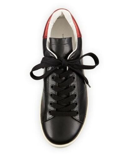 ISABEL MARANT BART LOW-TOP LEATHER SNEAKERS