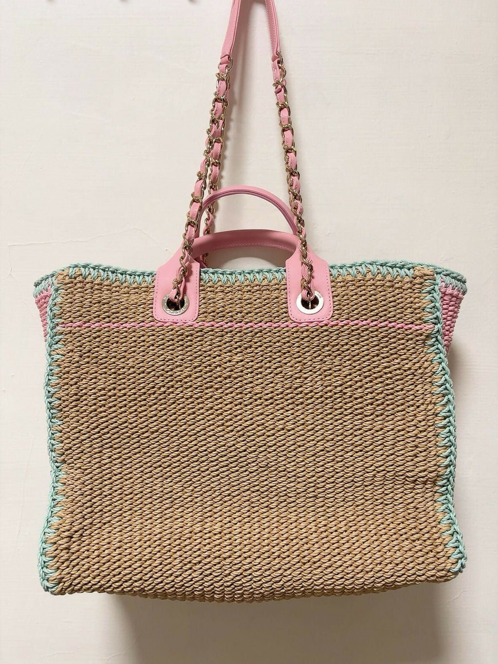 Chanel Spring Summer 2024 Large Shopping Bag in Crochet