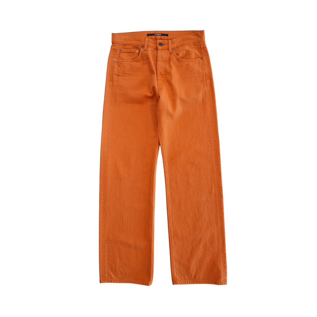Jacquemus 'Le Raphia' Straight Leg Jeans - Women's 30