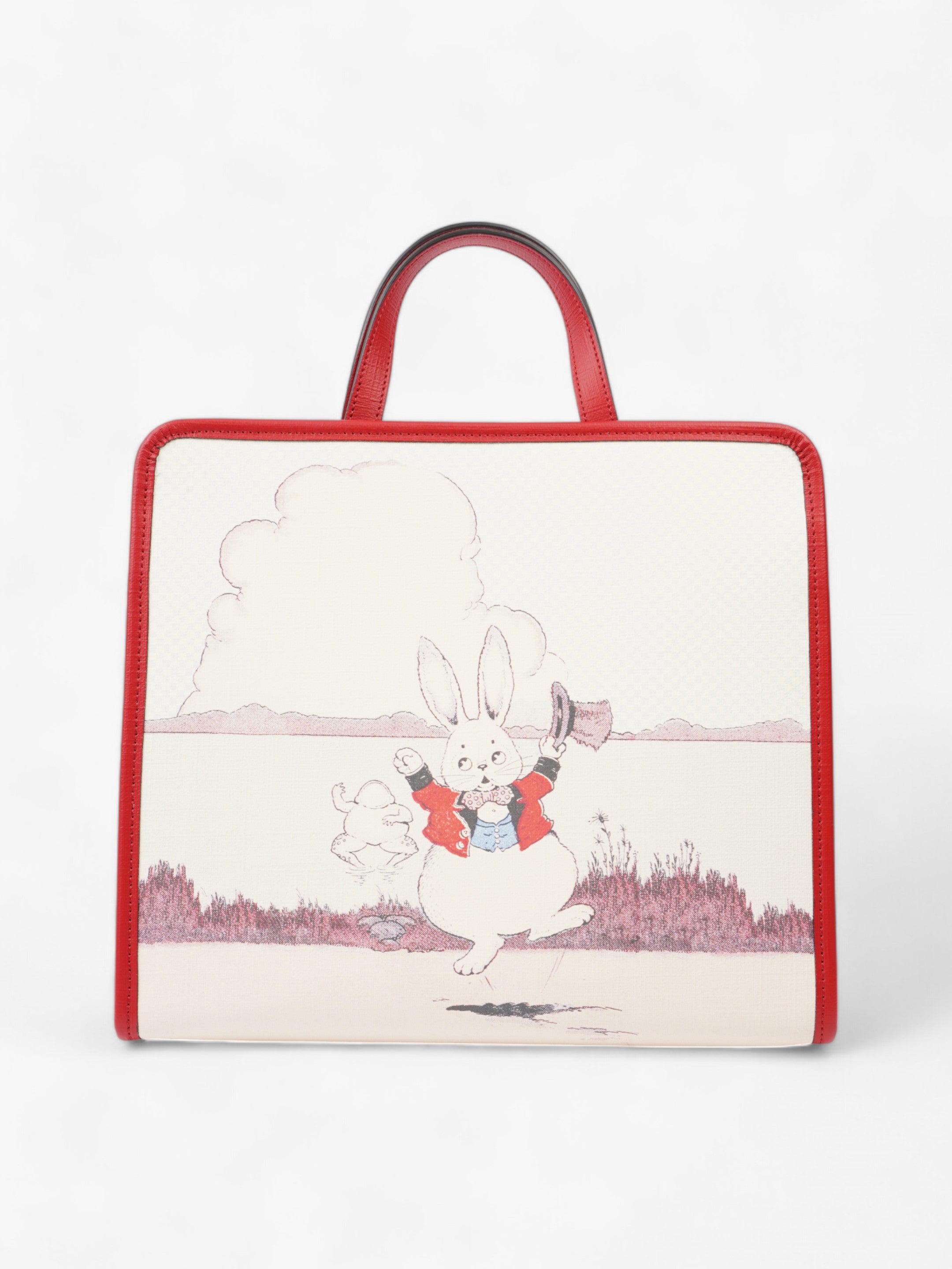 Gucci x Peter Rabbit Tote Bag Red / Multicoloured Canvas