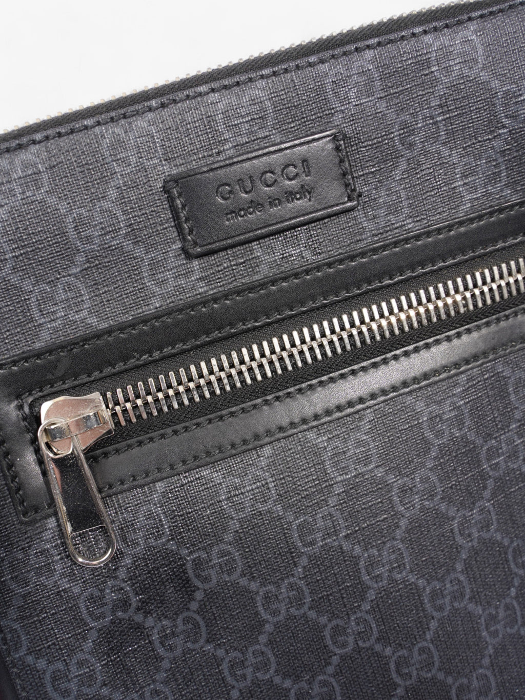 Gucci GG Crossbody Bag Black Canvas