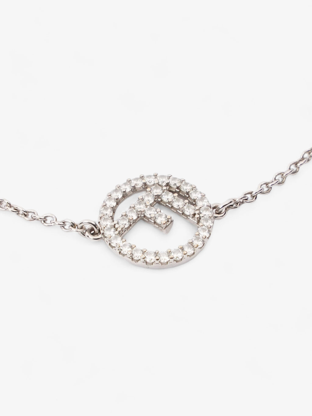 Fendi F is Fendi Bracelet Silver Base Metal Large