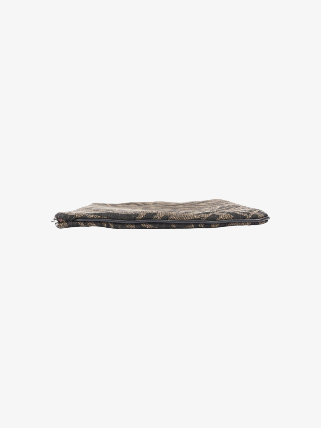 Fendi FF Vertigo Pouch Black / Tobacco Canvas