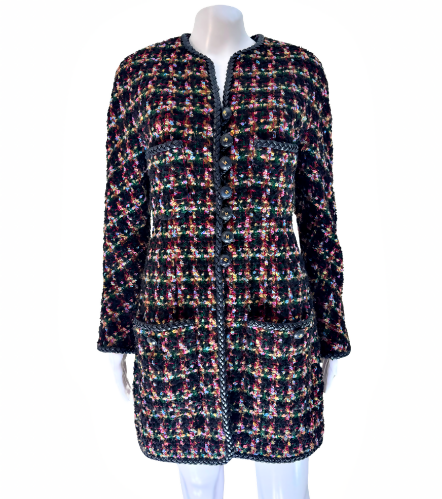 Chanel Vintage 1992 Runway Tweed Jacket