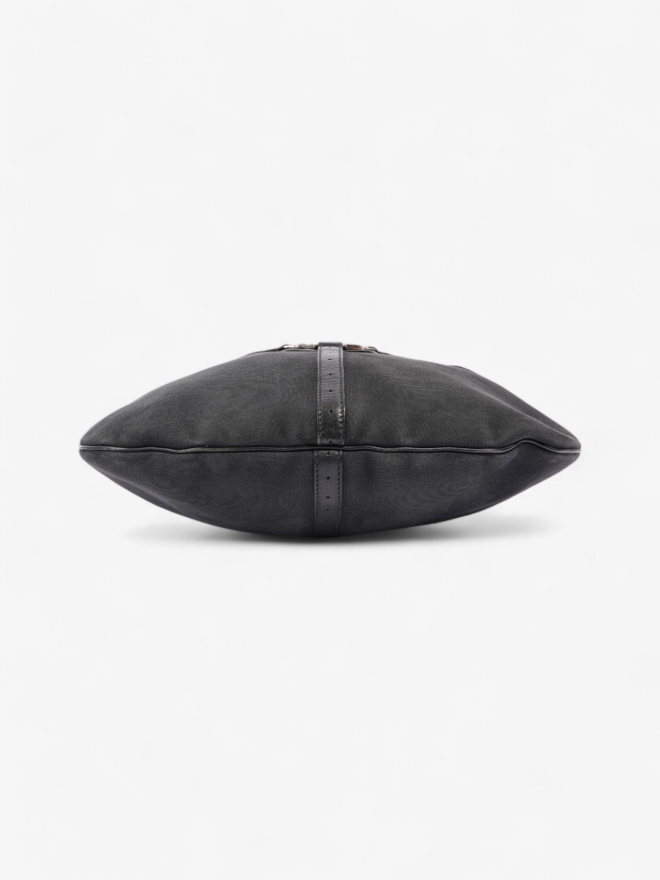 Gucci Reins Hobo Black Canvas