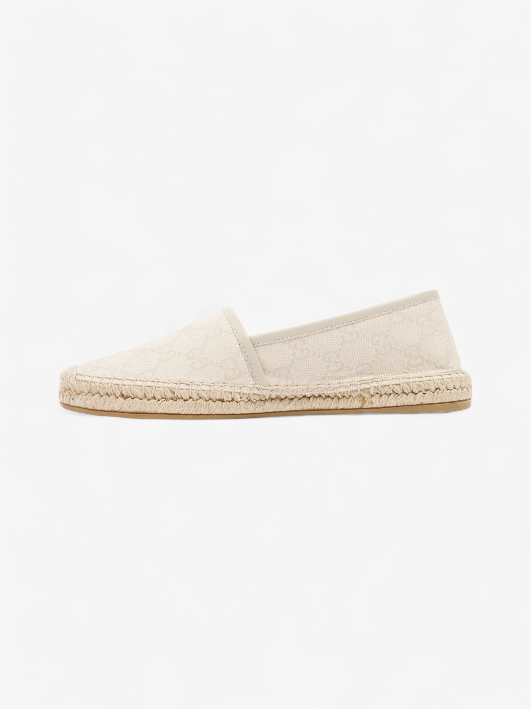 Gucci GG Espadrille Beige  Canvas EU 39 UK 6