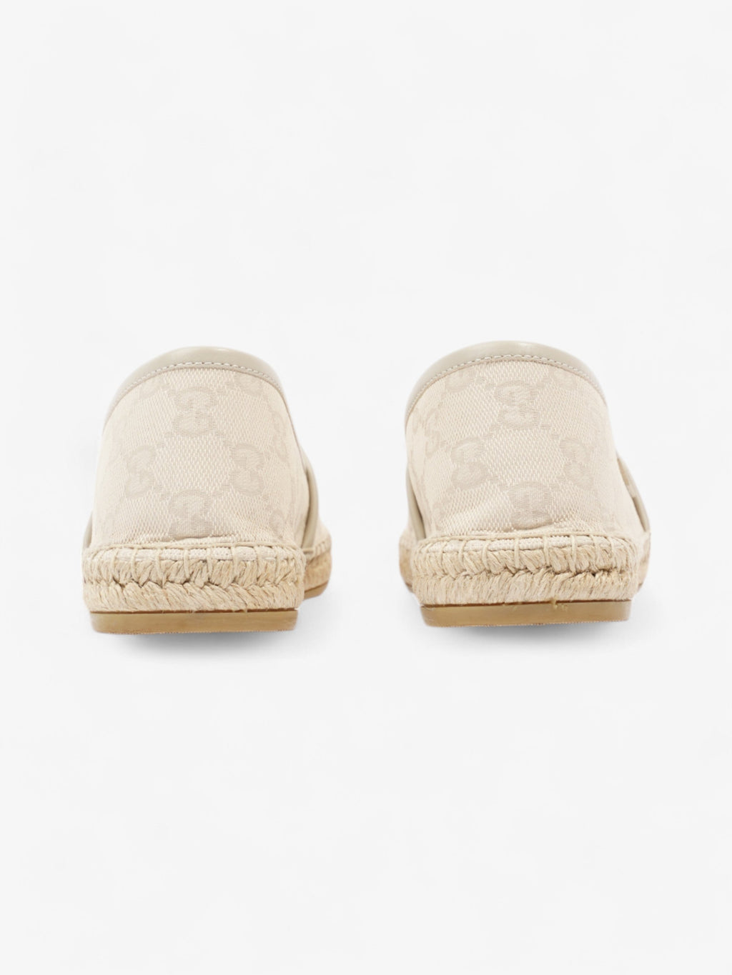 Gucci GG Espadrille Beige  Canvas EU 39 UK 6