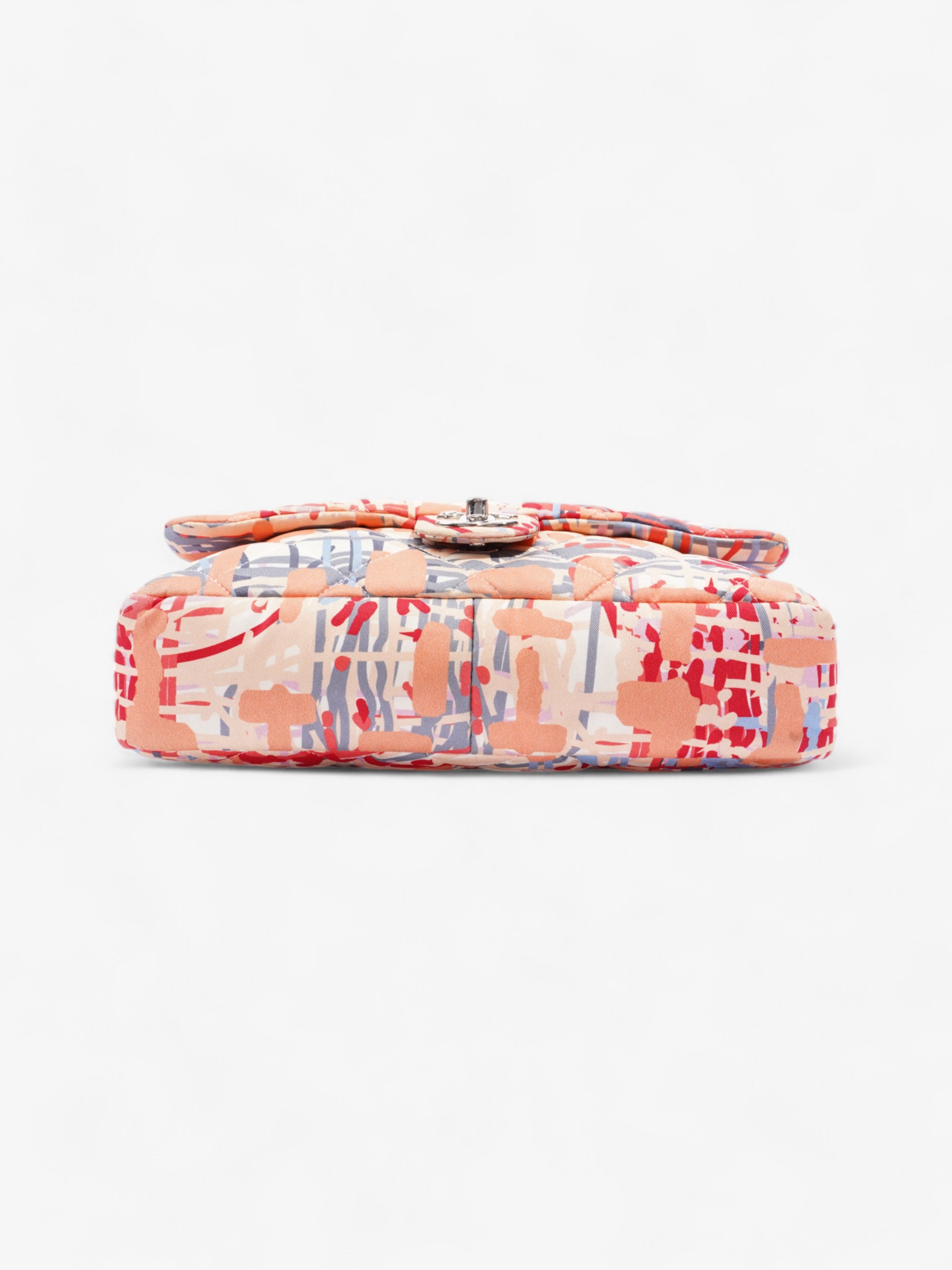 Chanel Foulard Flap Bag Multicoloured Fabric Large