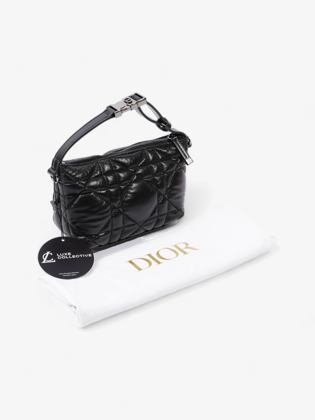 Christian Dior DiorTravel Nomad Pouch Black Calfskin Leather