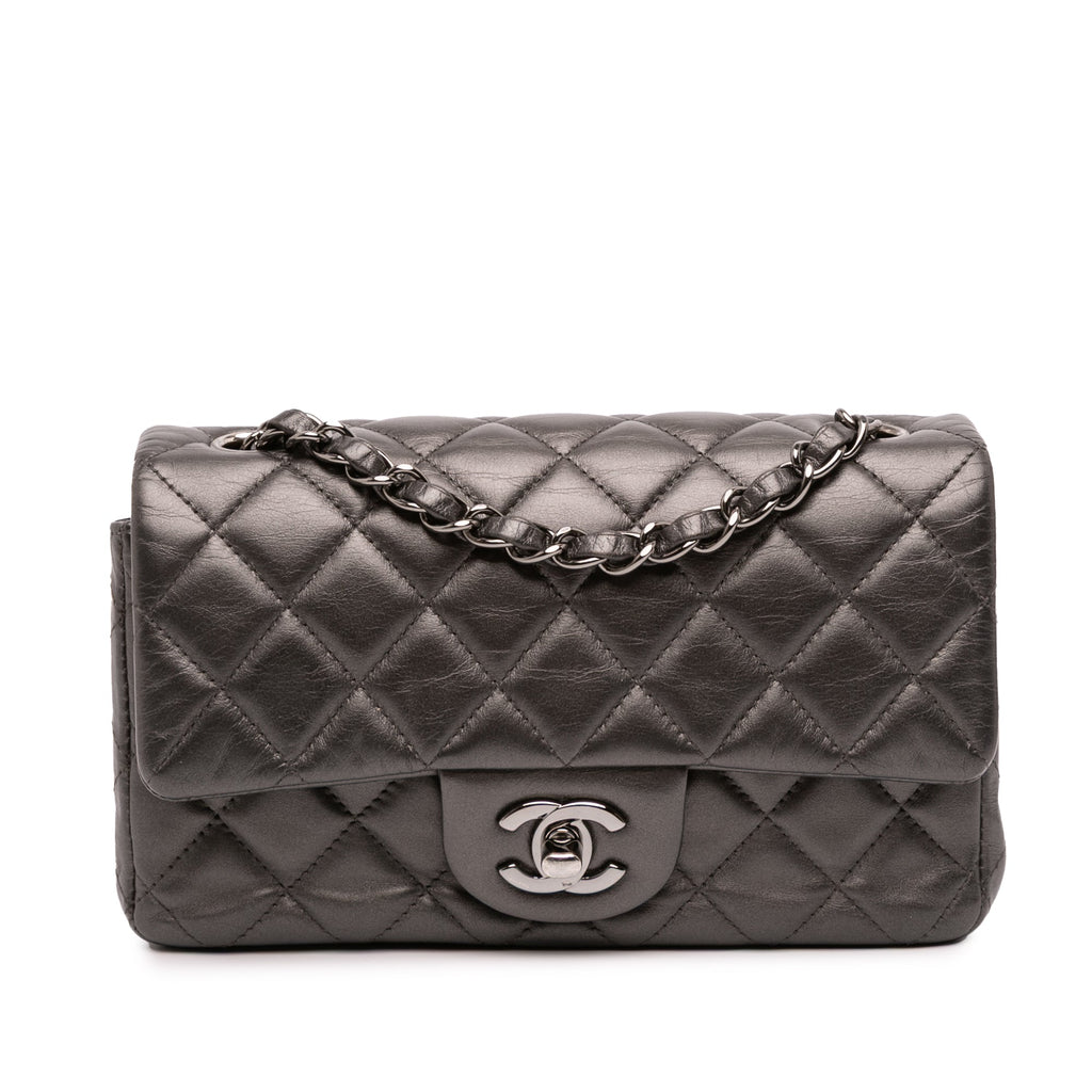 Classic Single Flap Bag Quilted Lambskin Mini