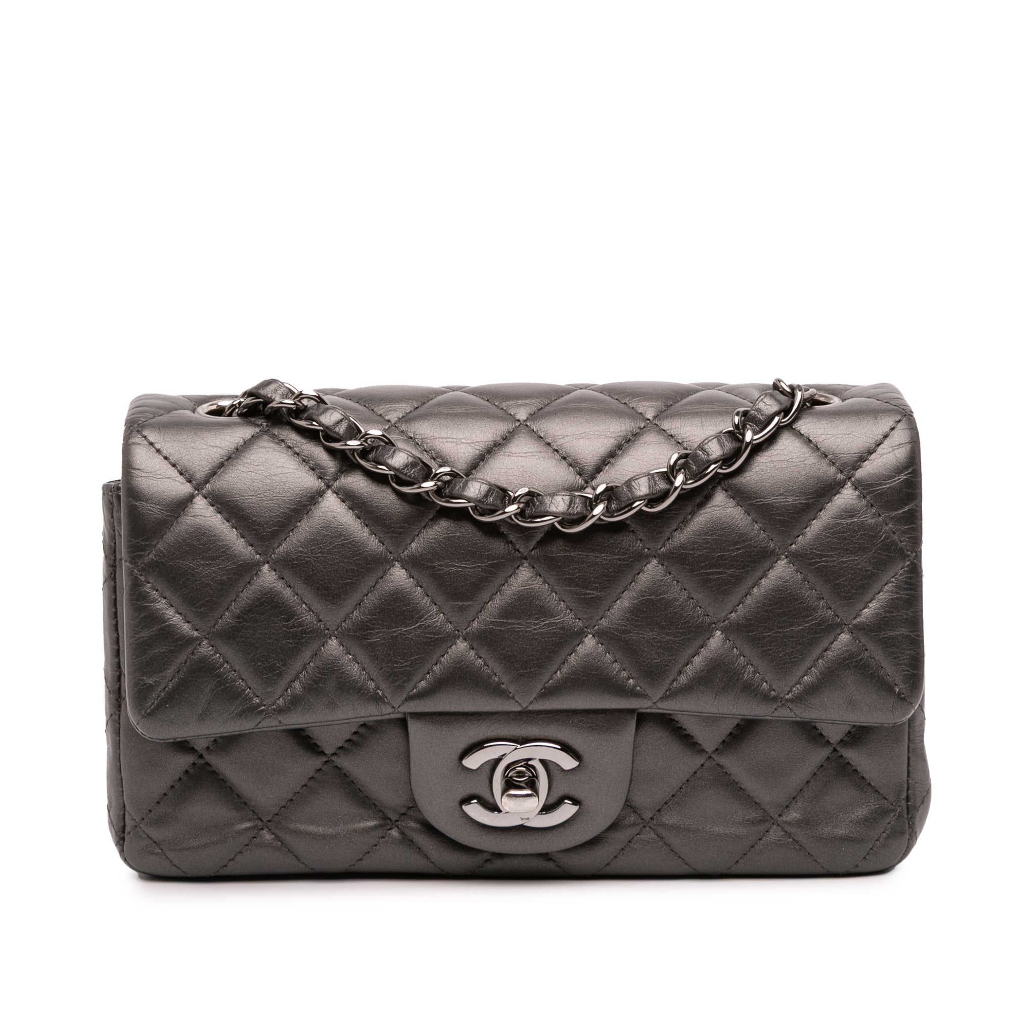Classic Single Flap Bag Quilted Lambskin Mini