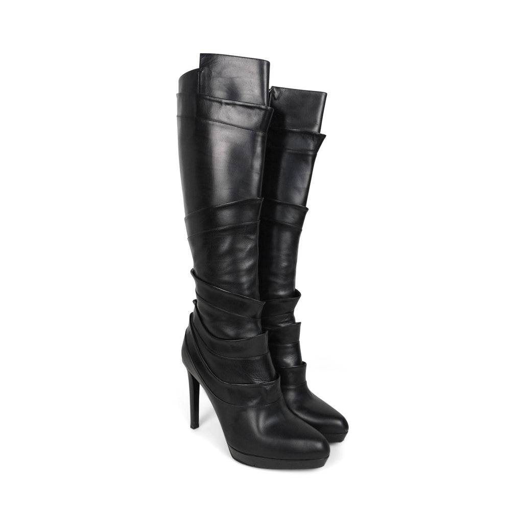 Jil Sander Pleated Boots - Women's 37
