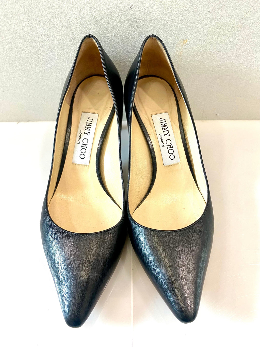 JIMMY CHOO ROMY 60 KIDS LEATHER PUMPS