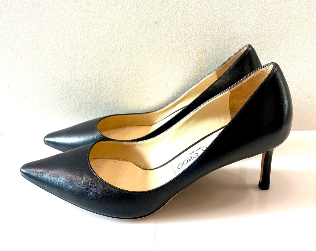 JIMMY CHOO ROMY 60 KIDS LEATHER PUMPS