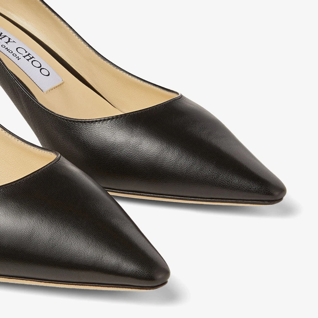 JIMMY CHOO ROMY 60 KIDS LEATHER PUMPS