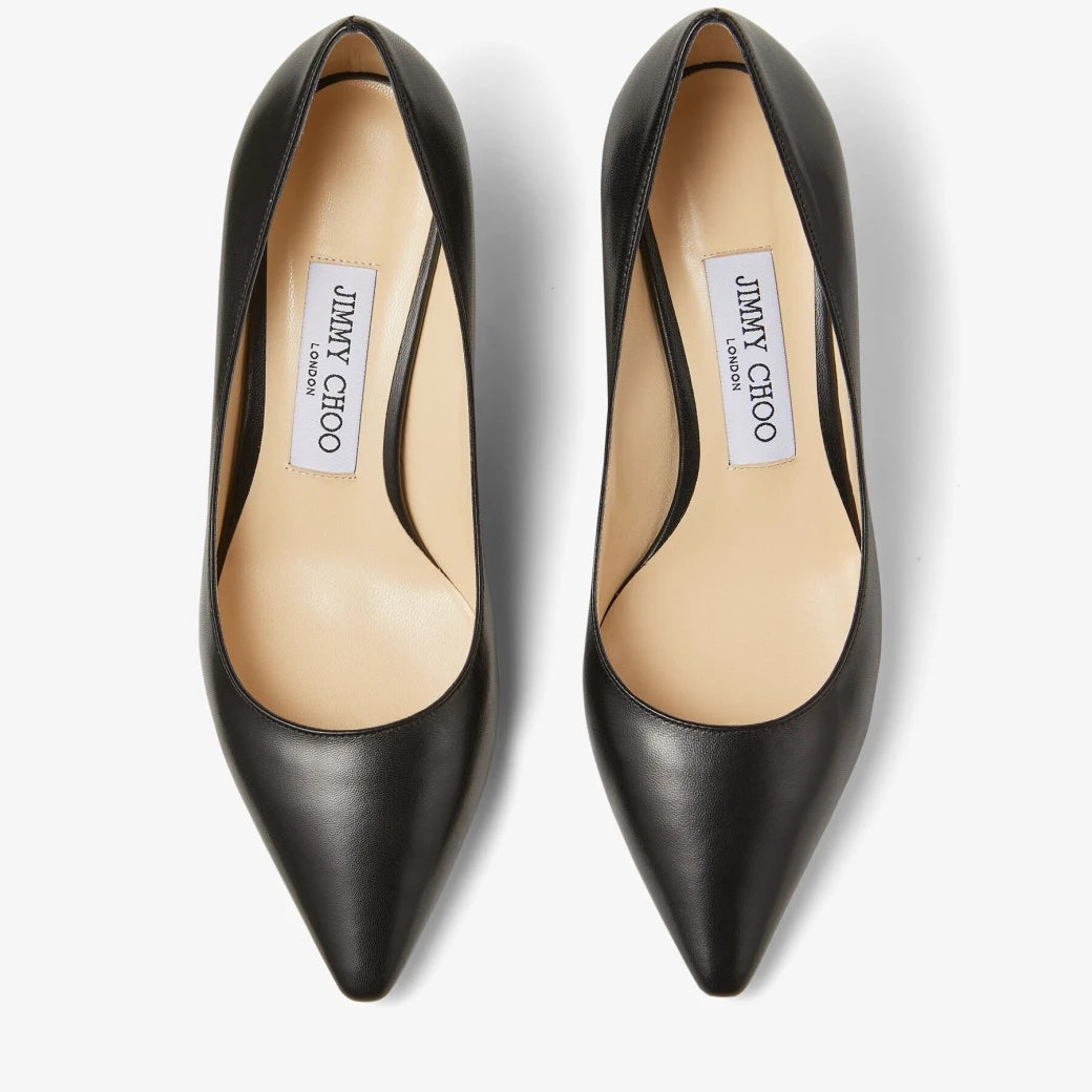 JIMMY CHOO ROMY 60 KIDS LEATHER PUMPS