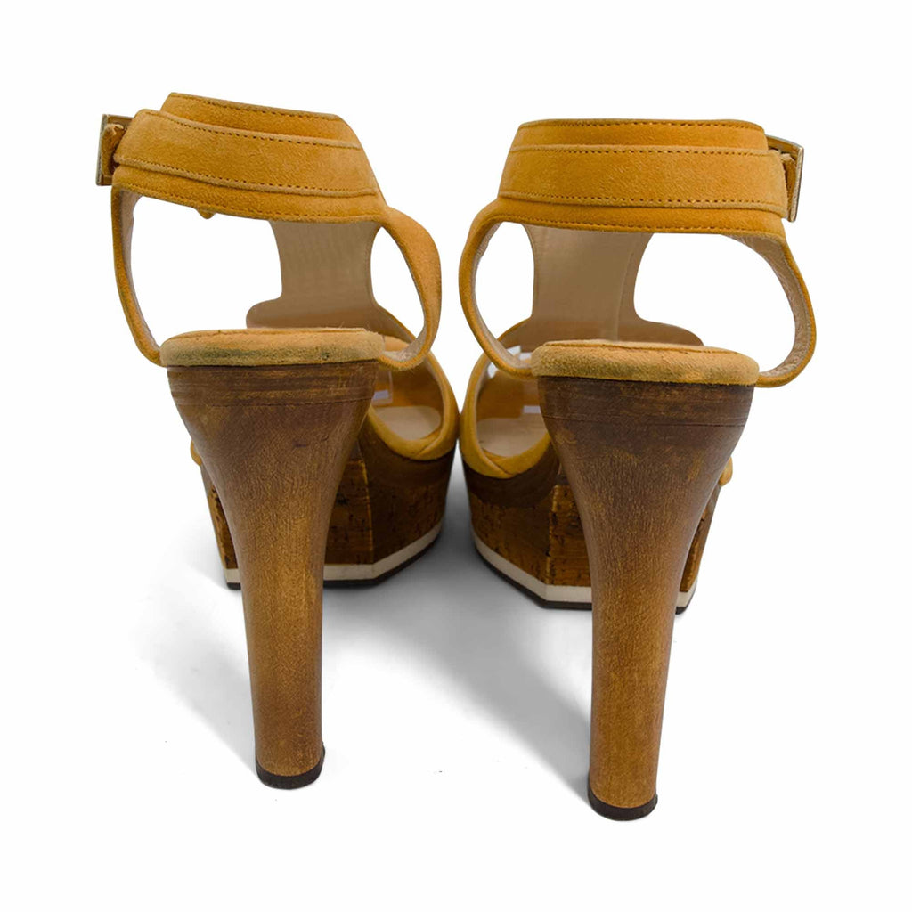 Jimmy Choo T-Strap Platform Heels - Women's 38