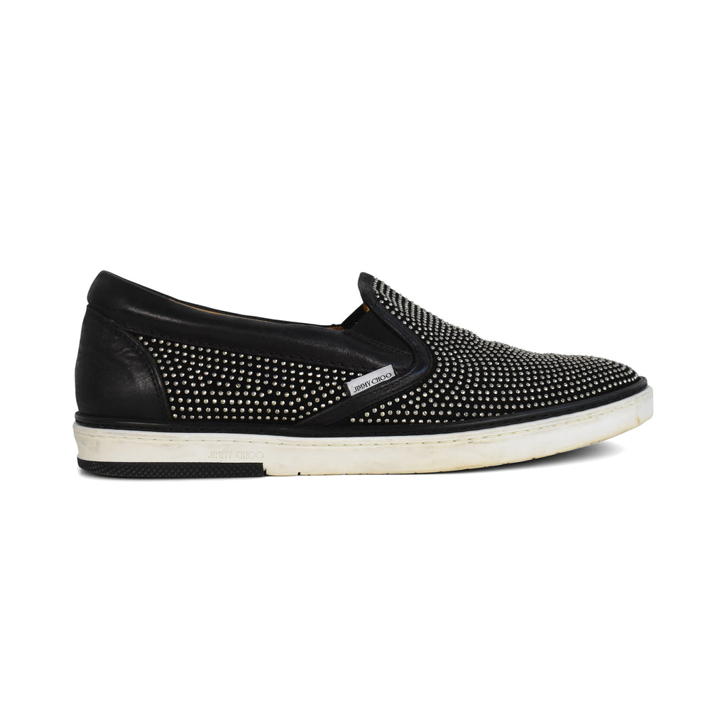 Jimmy Choo Studded Slip-On Sneakers - Men's 42.5