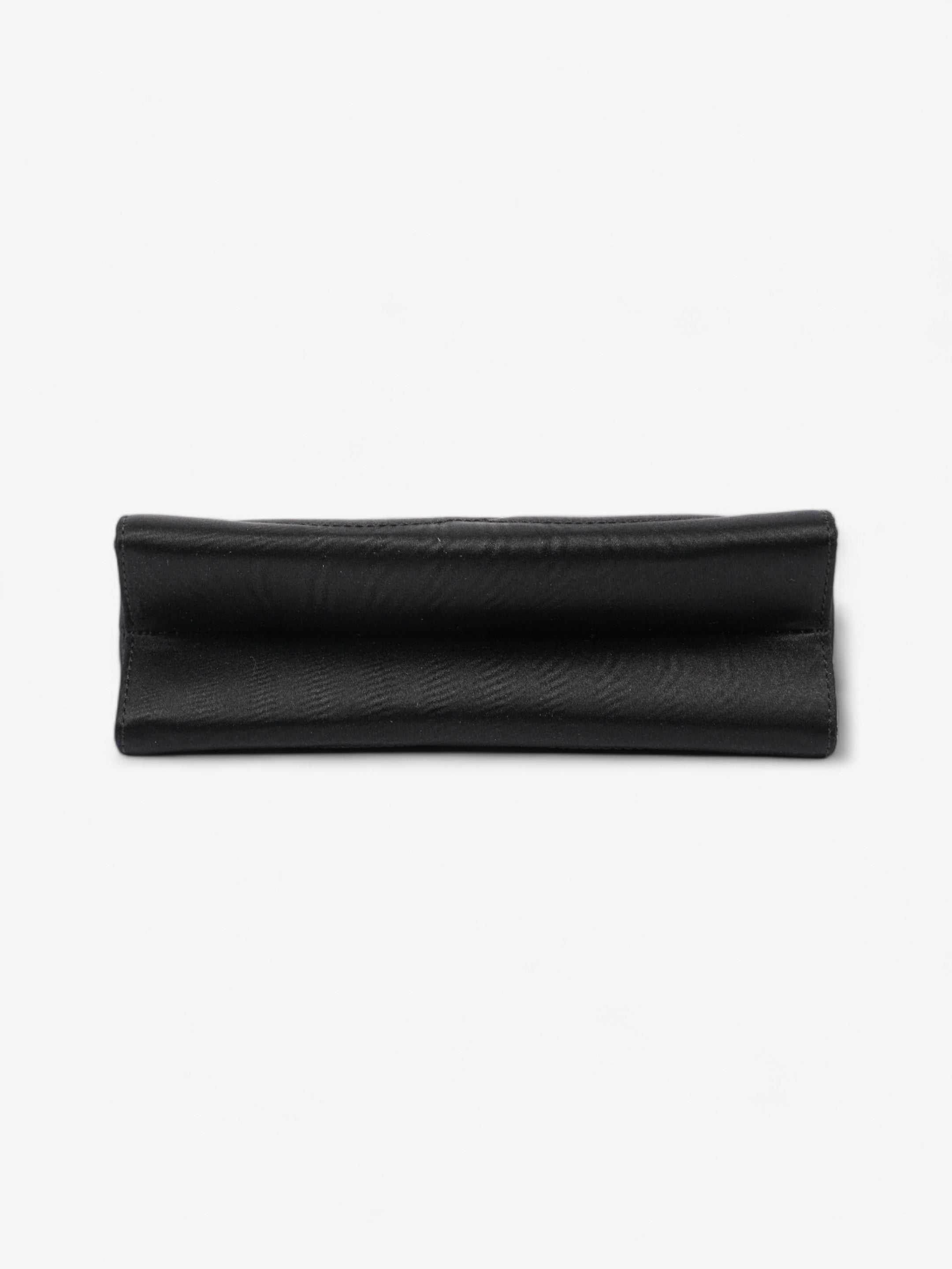 Chanel CC Clutch Black Satin