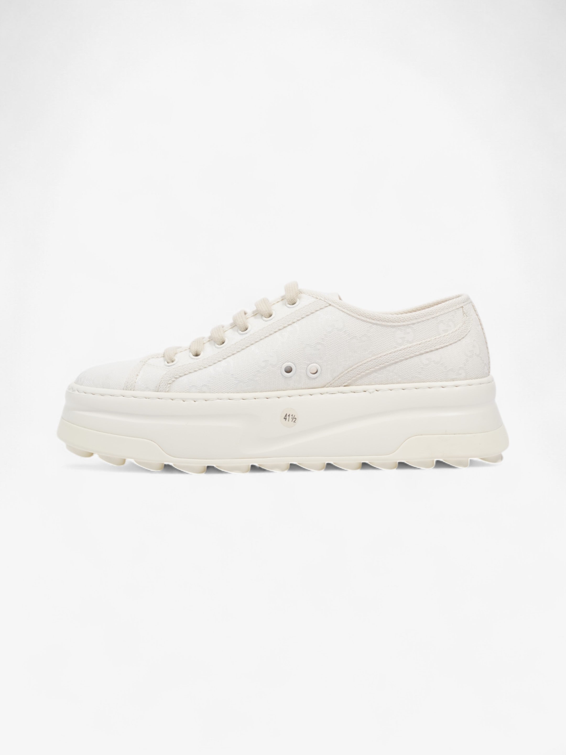 Gucci Tennis 1977 Great White Canvas EU 41.5 UK 8.5