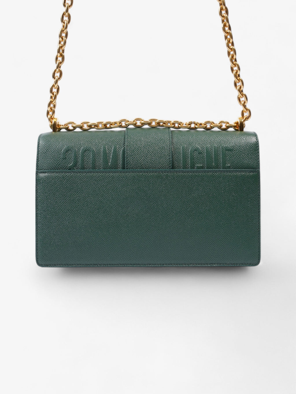 Christian Dior 30 Montaigne Green Calfskin Leather