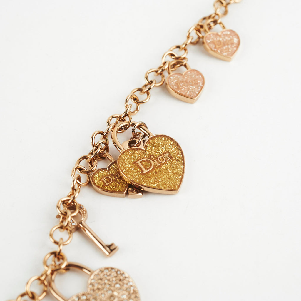 Dior Hearts Charm Necklace