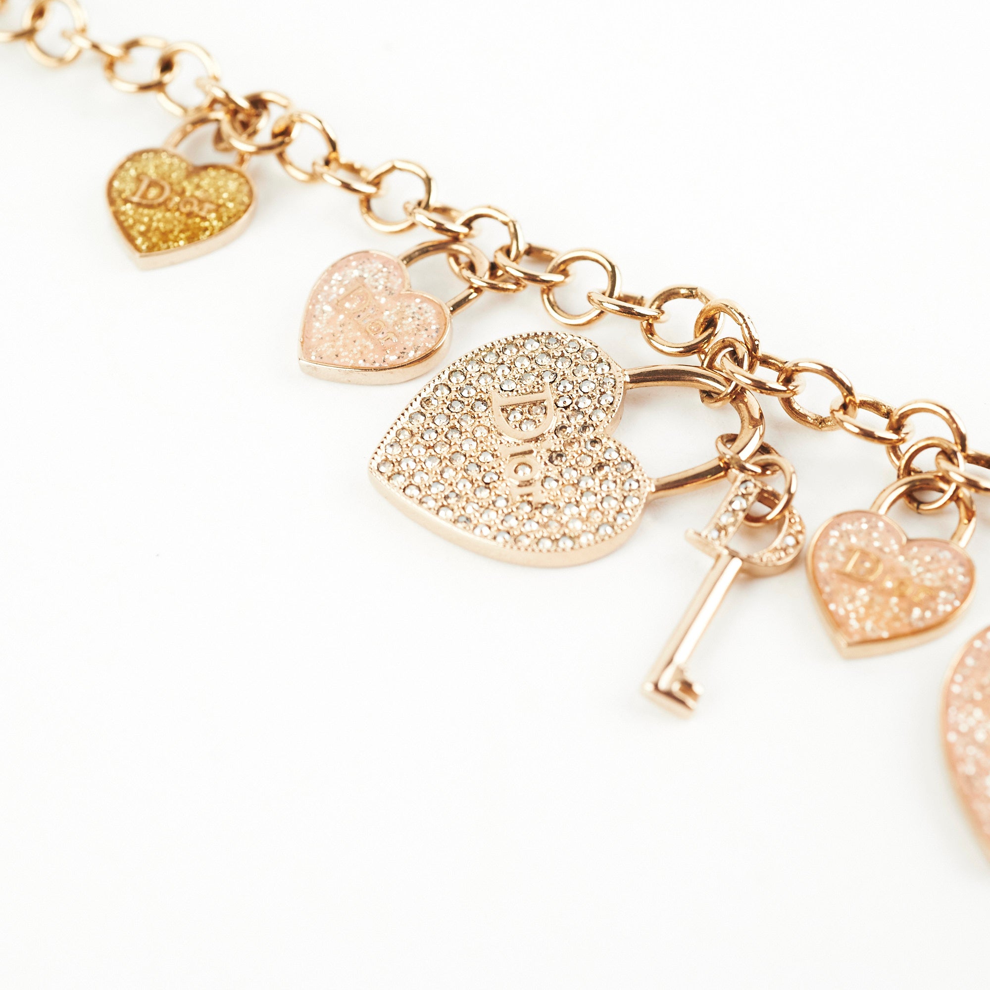 Dior Hearts Charm Necklace