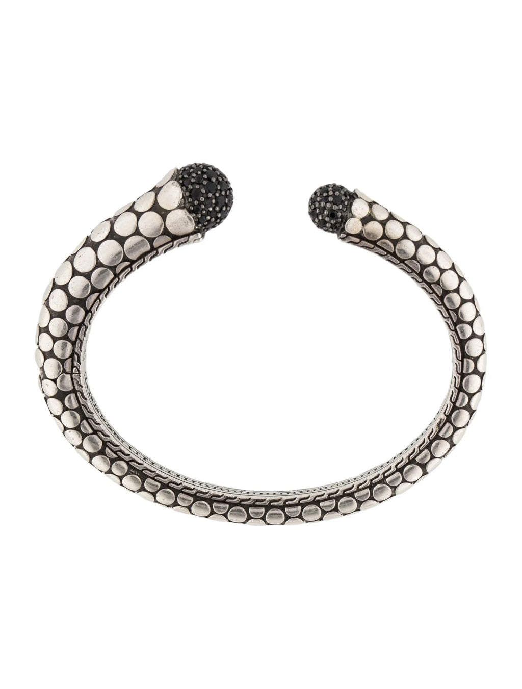 JOHN HARDY SAPPHIRE SPINAL DOT KICK CUFF BRACELET