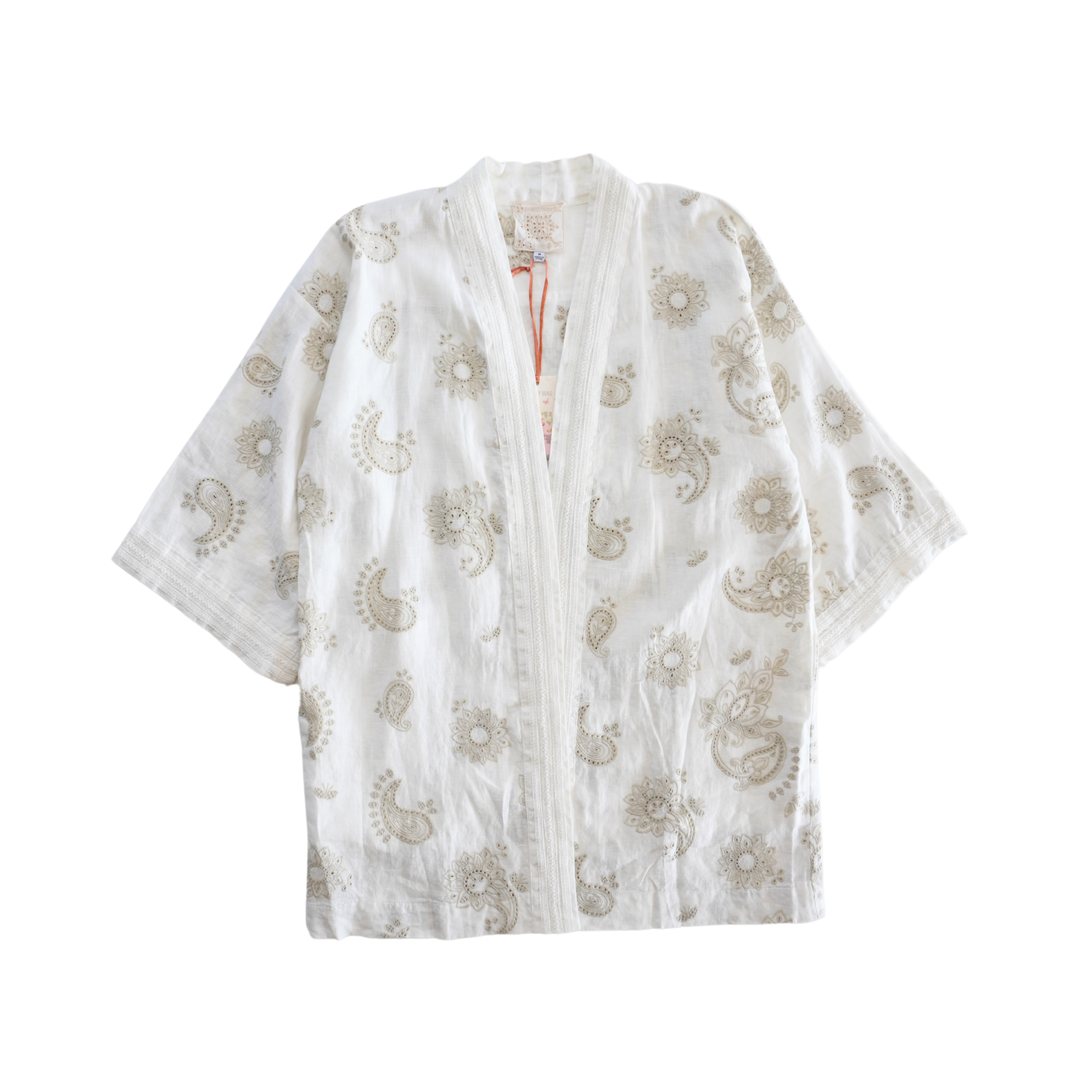 Johnny Was Embroidered Kimono - Women's M