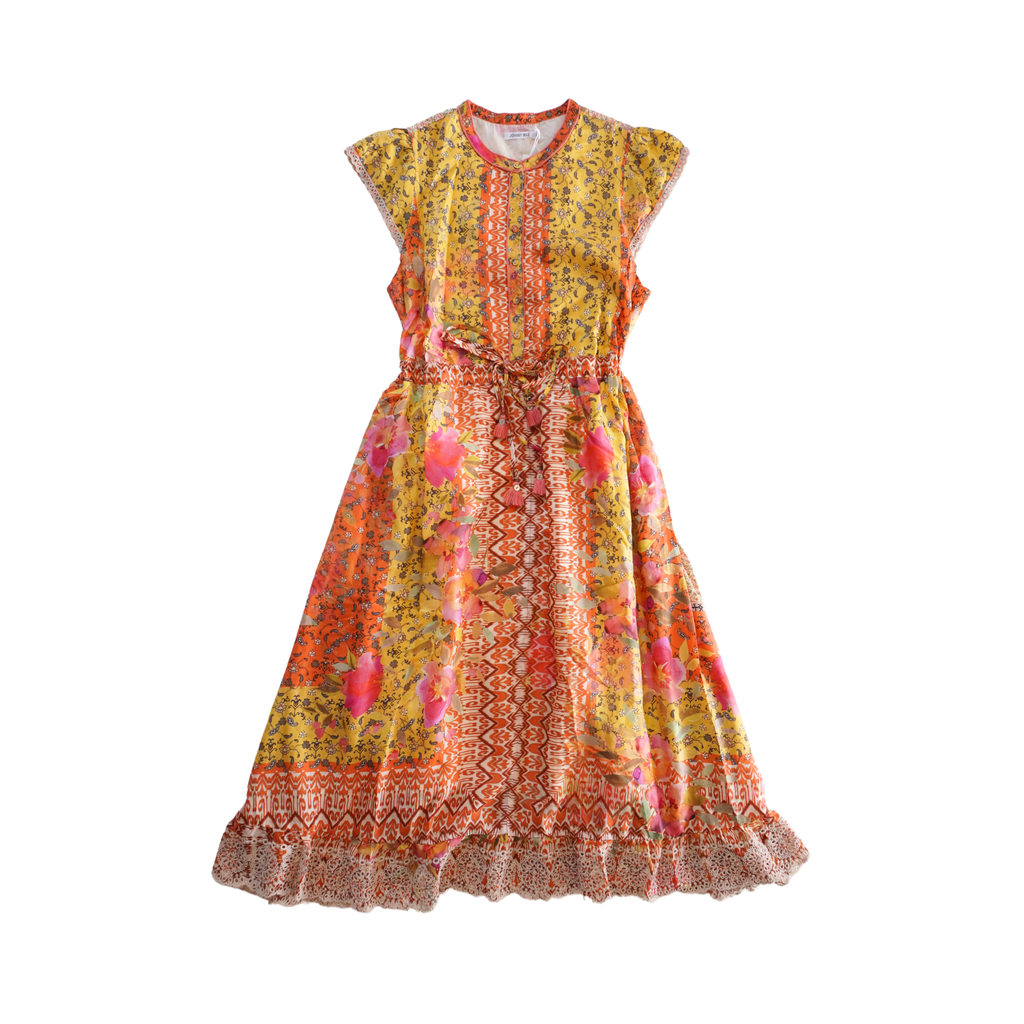 Johnny Was Printed Dress- Women Size S
