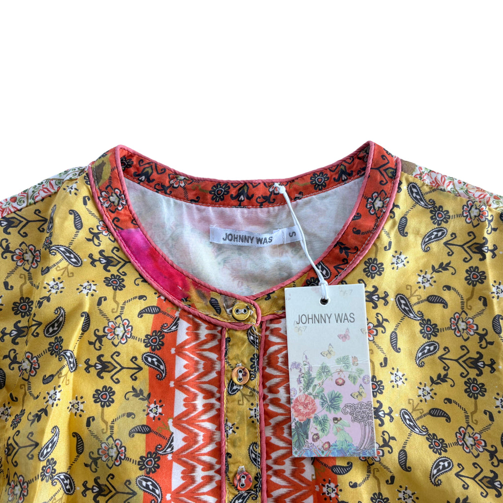 Johnny Was Printed Dress- Women Size S