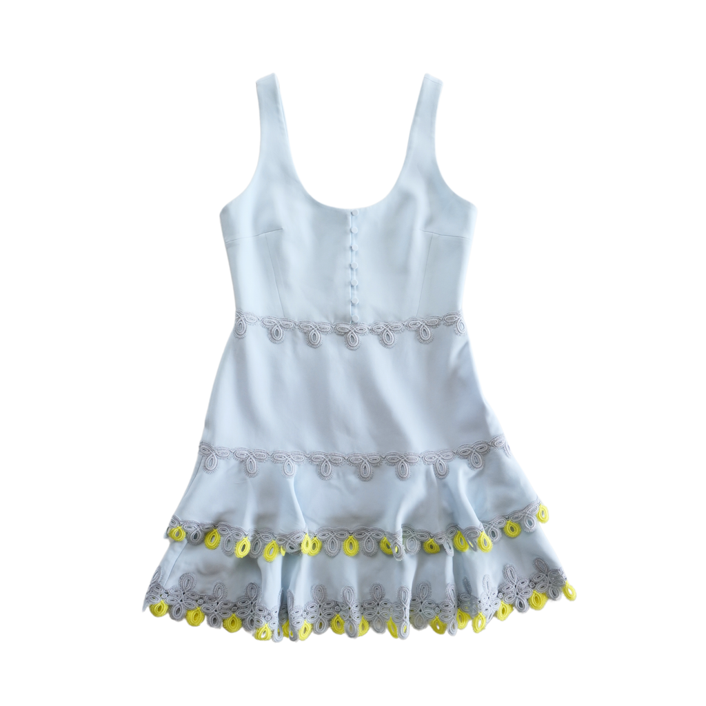 Jonathan Simkhai 'Giupure Lace' Mini Dress - Women's 4