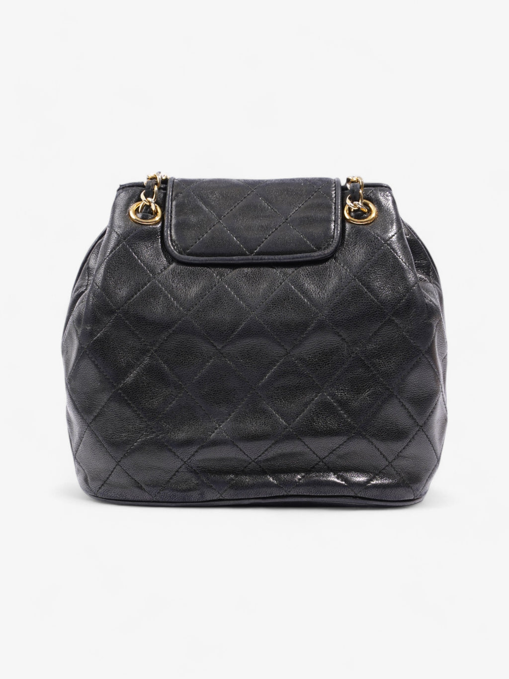 Chanel Classic Flap Tassel Black Lambskin Leather