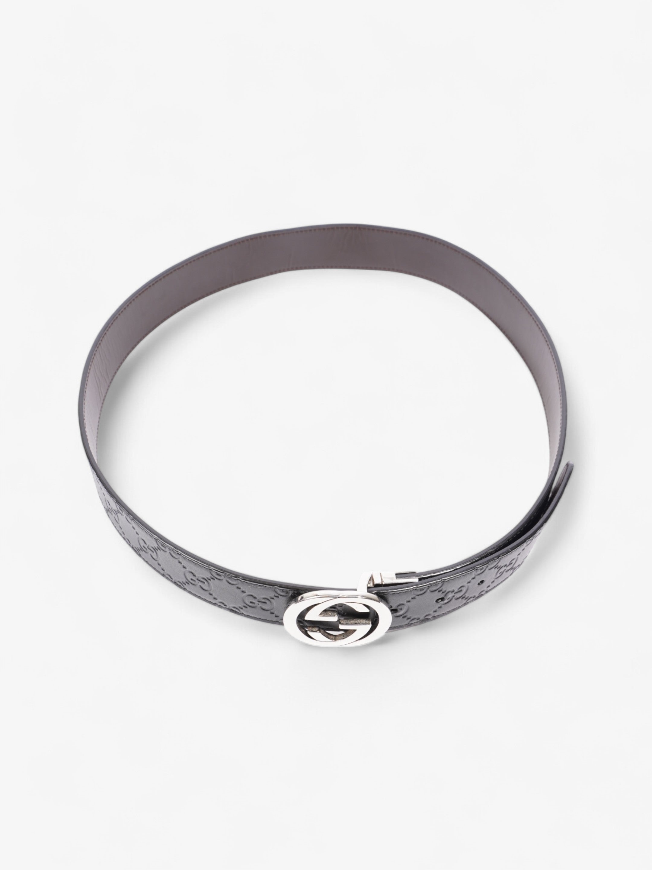 Gucci Interlocking G Reversible Belt Black / Brown Leather 95cm / 38"