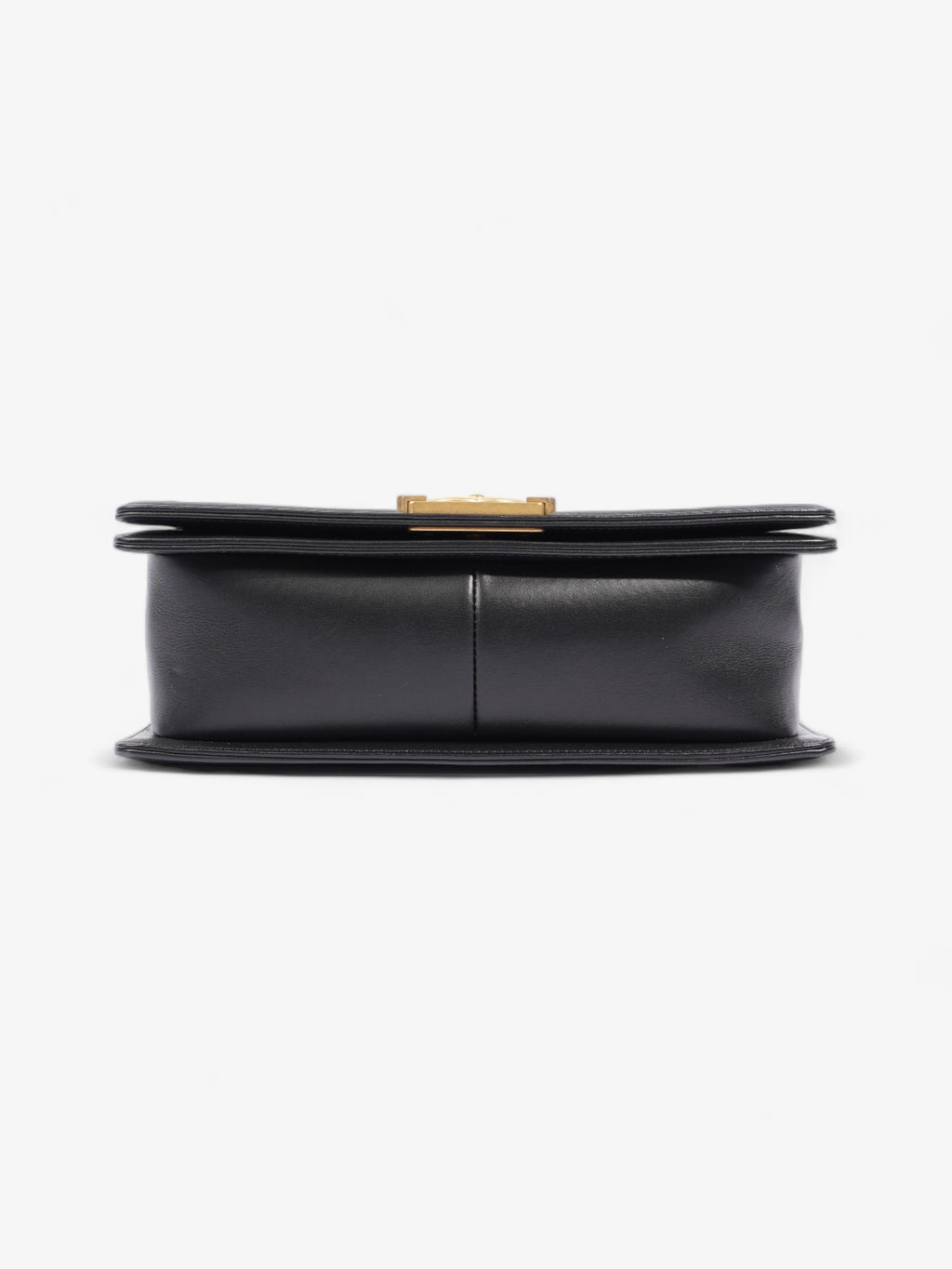 Chanel Boy Black Calfskin Leather Medium