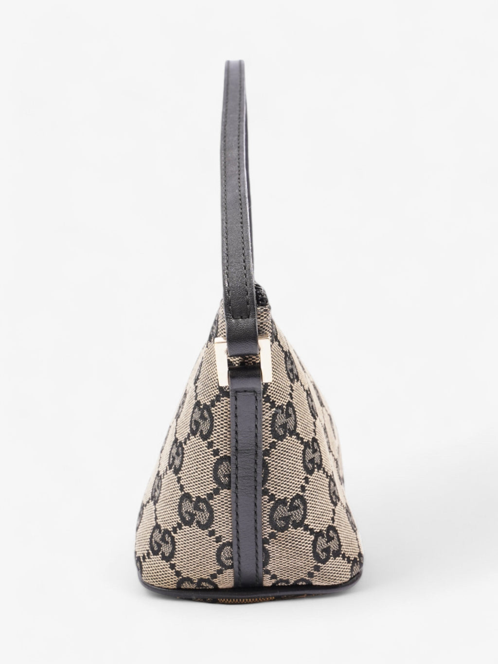 Gucci Boat Pochette GG Supreme / Black Canvas