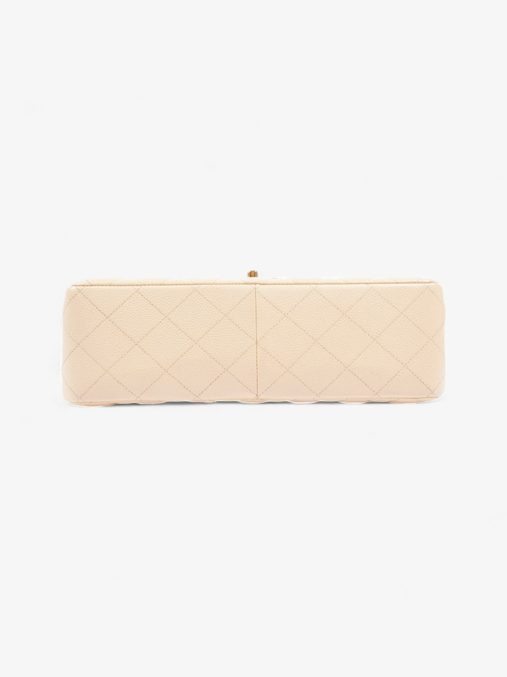 Chanel Classic Flap Beige Caviar Leather Jumbo
